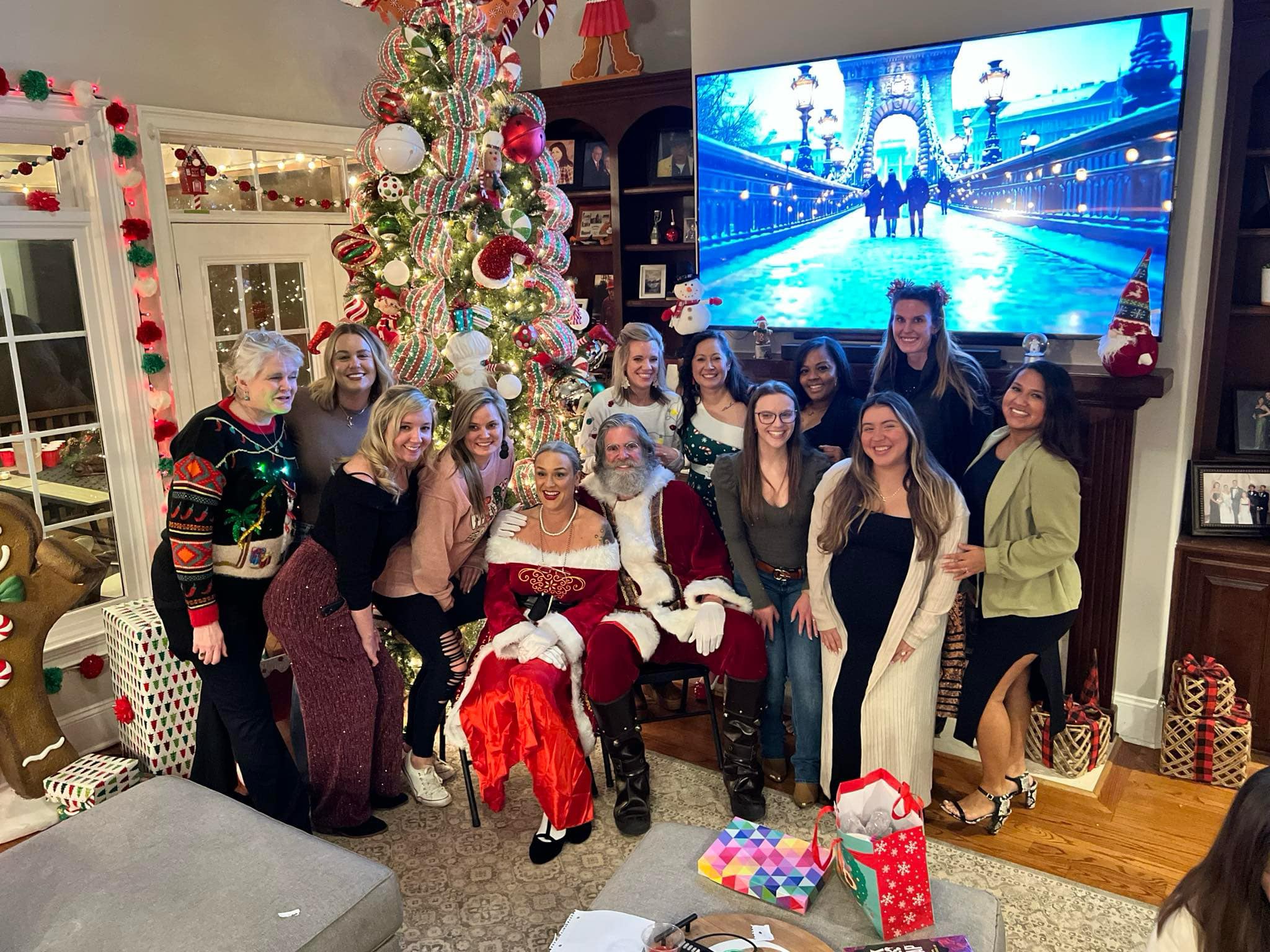 Holiday magic moment